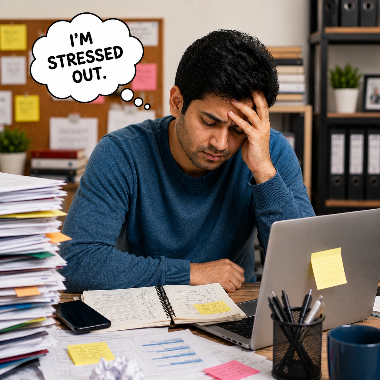 Reason clients seek therapy - stress and burnout